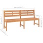 vidaXL Gartenbank 180 cm Massivholz Teak vidaXL Gartenbank 180 cm Massivholz Teak