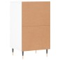 vidaXL Sideboard Weiß 40x35x70 cm Holzwerkstoff vidaXL Sideboard Weiß 40x35x70 cm Holzwerkstoff