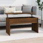 vidaXL Couchtisch Braun Eichen-Optik 102x50,5x52,5 cm Holzwerkstoff vidaXL Couchtisch Braun Eichen-Optik 102x50,5x52,5 cm Holzwerkstoff