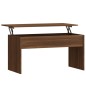 vidaXL Couchtisch Braun Eichen-Optik 102x50,5x52,5 cm Holzwerkstoff vidaXL Couchtisch Braun Eichen-Optik 102x50,5x52,5 cm Holzwerkstoff