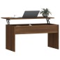 vidaXL Couchtisch Braun Eichen-Optik 102x50,5x52,5 cm Holzwerkstoff vidaXL Couchtisch Braun Eichen-Optik 102x50,5x52,5 cm Holzwerkstoff