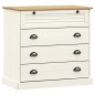vidaXL Kommode VIGO Weiß 80x40x76 cm Massivholz Kiefer vidaXL Kommode VIGO Weiß 80x40x76 cm Massivholz Kiefer