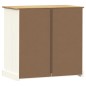 vidaXL Kommode VIGO Weiß 80x40x76 cm Massivholz Kiefer vidaXL Kommode VIGO Weiß 80x40x76 cm Massivholz Kiefer