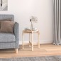 vidaXL Couchtisch Ø 42,5x45 cm Massivholz Kiefer vidaXL Couchtisch Ø 42,5x45 cm Massivholz Kiefer