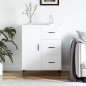 vidaXL Sideboard Weiß 69,5x34x90 cm Holzwerkstoff vidaXL Sideboard Weiß 69,5x34x90 cm Holzwerkstoff