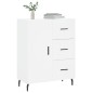 vidaXL Sideboard Weiß 69,5x34x90 cm Holzwerkstoff vidaXL Sideboard Weiß 69,5x34x90 cm Holzwerkstoff