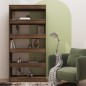 vidaXL Bücherregal/Raumteiler Braun Eiche 80x30x166 cm Holzwerkstoff