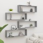 vidaXL Wandregale 4 Stk. Grau Sonoma 100x15x30 cm Holzwerkstoff vidaXL Wandregale 4 Stk. Grau Sonoma 100x15x30 cm Holzwerkstoff
