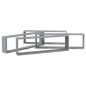 vidaXL Wandregale 4 Stk. Grau Sonoma 100x15x30 cm Holzwerkstoff vidaXL Wandregale 4 Stk. Grau Sonoma 100x15x30 cm Holzwerkstoff
