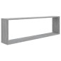 vidaXL Wandregale 4 Stk. Grau Sonoma 100x15x30 cm Holzwerkstoff vidaXL Wandregale 4 Stk. Grau Sonoma 100x15x30 cm Holzwerkstoff