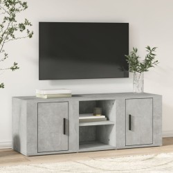 vidaXL TV-Schrank Betongrau 100x31,5x35 cm Holzwerkstoff