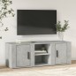 vidaXL TV-Schrank Betongrau 100x31,5x35 cm Holzwerkstoff vidaXL TV-Schrank Betongrau 100x31,5x35 cm Holzwerkstoff