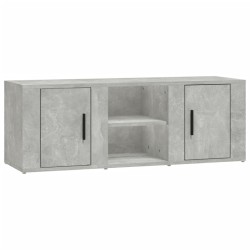vidaXL TV-Schrank Betongrau 100x31,5x35 cm Holzwerkstoff