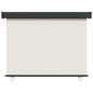 vidaXL Balkon-Seitenmarkise 122x250 cm Creme