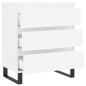 vidaXL Sideboard Weiß 60x35x70 cm Holzwerkstoff vidaXL Sideboard Weiß 60x35x70 cm Holzwerkstoff