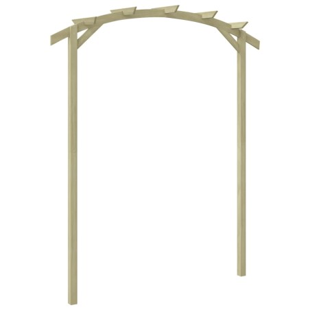 vidaXL Gartenpergola Imprägniertes Kiefernholz 180×210×40 cm