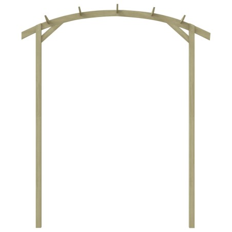 vidaXL Gartenpergola Imprägniertes Kiefernholz 180×210×40 cm