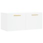 vidaXL Wandschrank Weiß 80x36,5x35 cm Holzwerkstoff vidaXL Wandschrank Weiß 80x36,5x35 cm Holzwerkstoff