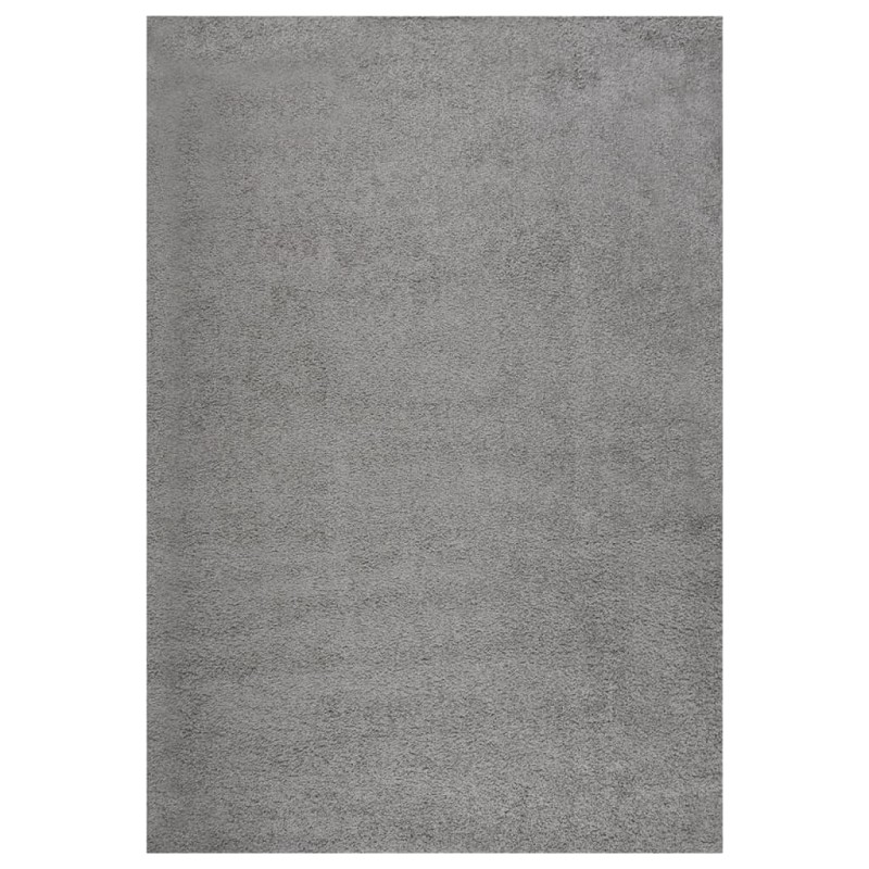 vidaXL Teppich Shaggy Hochflor Grau 160x230 cm vidaXL Teppich Shaggy Hochflor Grau 160x230 cm