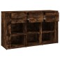 vidaXL Sideboard Räuchereiche 100x30x59,5 cm Holzwerkstoff vidaXL Sideboard Räuchereiche 100x30x59,5 cm Holzwerkstoff