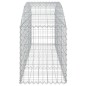 vidaXL Gabione mit Hochbogen 200x50x60/80 cm Verzinktes Eisen vidaXL Gabione mit Hochbogen 200x50x60/80 cm Verzinktes Eisen