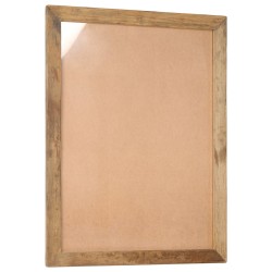 vidaXL Bilderrahmen 2 Stk. 90x70 cm Massives Altholz und Glas