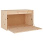 vidaXL Wandschrank 60x30x35 cm Massivholz Kiefer vidaXL Wandschrank 60x30x35 cm Massivholz Kiefer