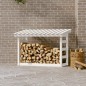 vidaXL Kaminholzregal Weiß 108x64,5x78 cm Massivholz Kiefer vidaXL Kaminholzregal Weiß 108x64,5x78 cm Massivholz Kiefer