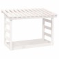 vidaXL Kaminholzregal Weiß 108x64,5x78 cm Massivholz Kiefer vidaXL Kaminholzregal Weiß 108x64,5x78 cm Massivholz Kiefer