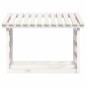 vidaXL Kaminholzregal Weiß 108x64,5x78 cm Massivholz Kiefer vidaXL Kaminholzregal Weiß 108x64,5x78 cm Massivholz Kiefer
