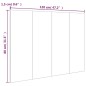 vidaXL Kopfteil Sonoma-Eiche 120x1,5x80 cm Holzwerkstoff vidaXL Kopfteil Sonoma-Eiche 120x1,5x80 cm Holzwerkstoff