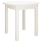 vidaXL Couchtisch Weiß Ø 45x40 cm Massivholz Kiefer vidaXL Couchtisch Weiß Ø 45x40 cm Massivholz Kiefer