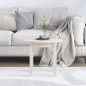 vidaXL Couchtisch Weiß Ø 45x40 cm Massivholz Kiefer vidaXL Couchtisch Weiß Ø 45x40 cm Massivholz Kiefer