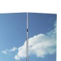 vidaXL Raumteiler klappbar 217x170 cm Strand vidaXL Raumteiler klappbar 217x170 cm Strand