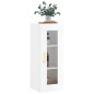 vidaXL Wandschrank Hochglanz-Weiß 34,5x34x90 cm vidaXL Wandschrank Hochglanz-Weiß 34,5x34x90 cm