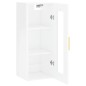 vidaXL Wandschrank Hochglanz-Weiß 34,5x34x90 cm vidaXL Wandschrank Hochglanz-Weiß 34,5x34x90 cm