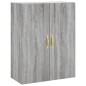 Highboard Grau Sonoma 69,5x34x180 cm Holzwerkstoff Highboard Grau Sonoma 69,5x34x180 cm Holzwerkstoff