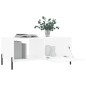 vidaXL Couchtisch Weiß 90x50x40 cm Holzwerkstoff vidaXL Couchtisch Weiß 90x50x40 cm Holzwerkstoff