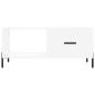 vidaXL Couchtisch Weiß 90x50x40 cm Holzwerkstoff vidaXL Couchtisch Weiß 90x50x40 cm Holzwerkstoff