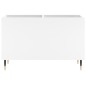 vidaXL Plattenschrank Weiß 74,5x38x48 cm Holzwerkstoff vidaXL Plattenschrank Weiß 74,5x38x48 cm Holzwerkstoff