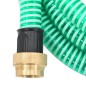 vidaXL Saugschlauch mit Messing-Anschlüssen Grün 1,1" 3 m PVC vidaXL Saugschlauch mit Messing-Anschlüssen Grün 1,1" 3 m PVC