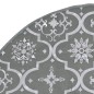 vidaXL Luxus-Weihnachtsbaumdecke mit Socke Grau 90 cm Stoff vidaXL Luxus-Weihnachtsbaumdecke mit Socke Grau 90 cm Stoff