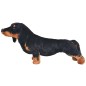 vidaXL Plüschtier Hund Dackel Stehend Plüsch Schwarz XXL vidaXL Plüschtier Hund Dackel Stehend Plüsch Schwarz XXL