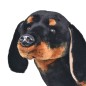 vidaXL Plüschtier Hund Dackel Stehend Plüsch Schwarz XXL vidaXL Plüschtier Hund Dackel Stehend Plüsch Schwarz XXL