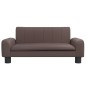 Hundebett Braun 70x45x30 cm Kunstleder Hundebett Braun 70x45x30 cm Kunstleder
