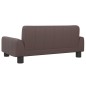 Hundebett Braun 70x45x30 cm Kunstleder Hundebett Braun 70x45x30 cm Kunstleder