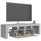 vidaXL TV-Schrank mit LED-Beleuchtung Betongrau 140x36,5x40 cm vidaXL TV-Schrank mit LED-Beleuchtung Betongrau 140x36,5x40 cm
