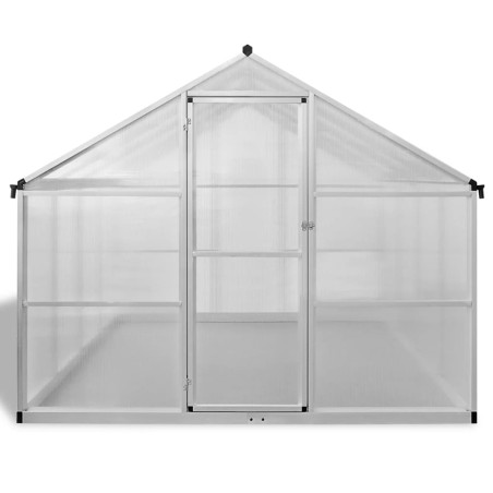 vidaXL Gewächshaus Aluminium 481x250x195 cm 23,44 m³