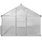 vidaXL Gewächshaus Aluminium 481x250x195 cm 23,44 m³ vidaXL Gewächshaus Aluminium 481x250x195 cm 23,44 m³