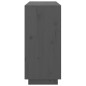 vidaXL Sideboard Grau 111x34x75 cm Massivholz Kiefer vidaXL Sideboard Grau 111x34x75 cm Massivholz Kiefer